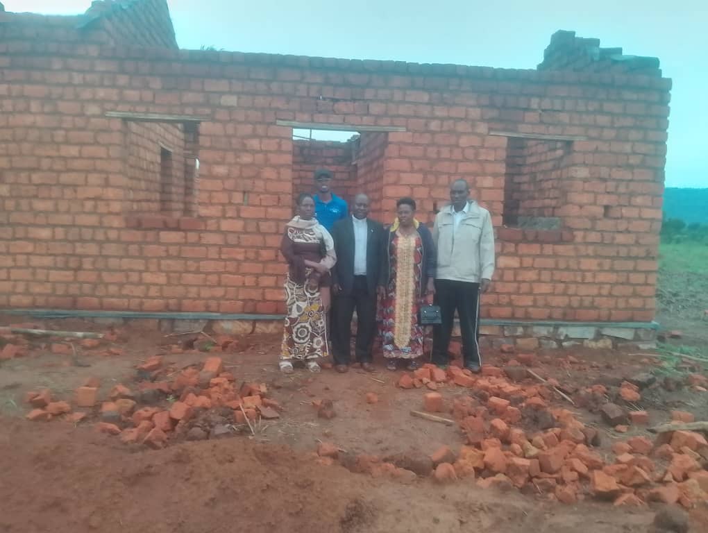 Chantier d'une maison d'habitation à Gisuru